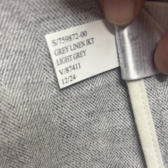 Banana Republic Linen Cotton Blend Slim Tailored Fit Sport Coat - Picture 9 of 16